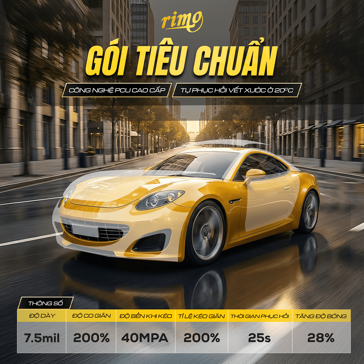 RIMO PPF GÓI TIÊU CHUẨN